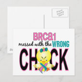 Carte Postale BRCA1 Messagé Avec Un Faux Pouce (Devant / Derrière)