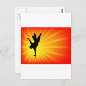 Carte Postale Break Dancing (Devant / Derrière)