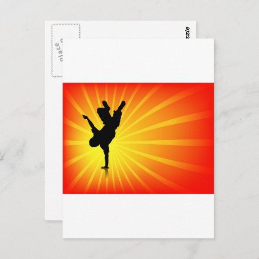 Carte Postale Break Dancing (Devant / Derrière)