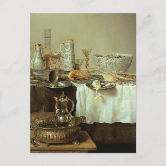 Carte Postale Breakfast Still Life, 1638 (Devant)