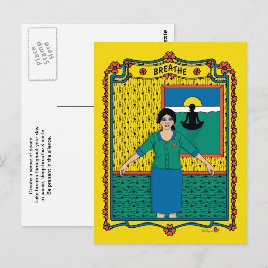 Carte postale Breathe_B_ (Devant / Derrière)