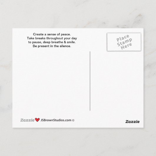 Carte postale Breathe_B_ (Dos)