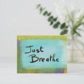 Carte Postale Breathe Blue (Debout devant)