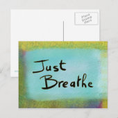 Carte Postale Breathe Blue (Devant / Derrière)