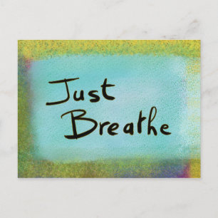 Carte Postale Breathe Blue