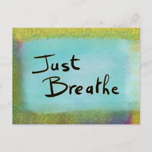 Carte Postale Breathe Blue (Devant)