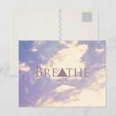 Carte Postale Breathe Postcard (Devant / Derrière)
