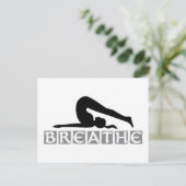 Carte Postale BREATHE Yoga (Debout devant)
