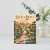 Carte Postale Breaux Bridge États-Unis (Debout devant)