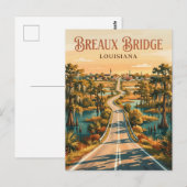 Carte Postale Breaux Bridge États-Unis (Devant / Derrière)