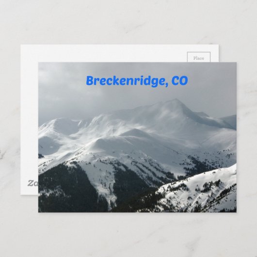 Carte Postale Breckenridge, CO (Devant / Derrière)