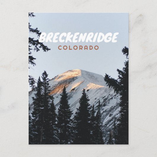 Carte Postale Breckenridge Colorado (Devant)