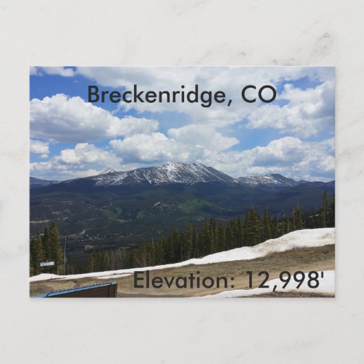 Carte postale Breckenridge, Colorado (Devant)