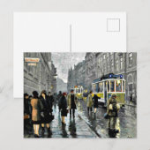 Carte Postale Bredgade, Copenhague, célèbre peinture, (Devant / Derrière)