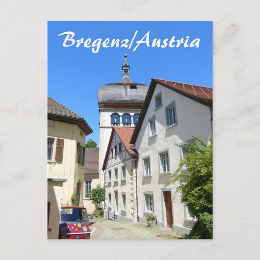 Carte Postale Bregenz en Autriche Vieille Ville (Devant)