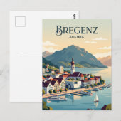 Carte Postale Bregenz Skyline Autriche (Devant / Derrière)