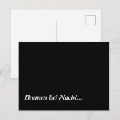 Carte Postale Bremen bei Nacht (Devant / Derrière)