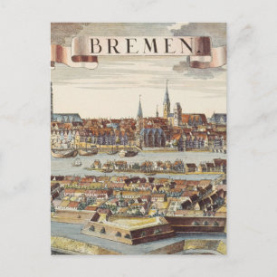 Carte Postale Bremen, Germany, 1719