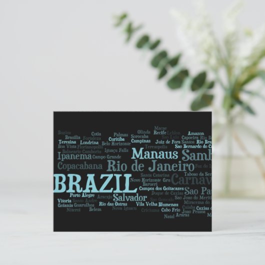 Carte postale BRÉSIL (Debout devant)