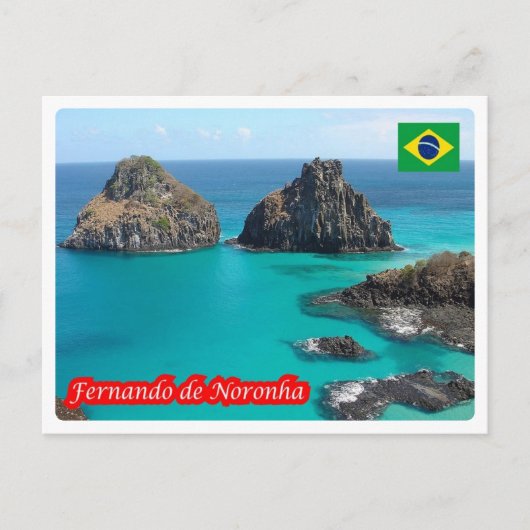 Carte Postale Brésil - Archipel Fernando de Noronha - (Devant)