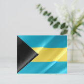Carte Postale Brésil - Bahamas - Drapeau - (Debout devant)