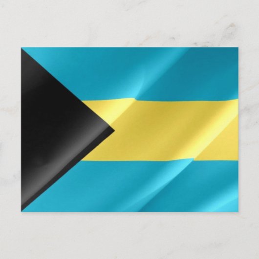 Carte Postale Brésil - Bahamas - Drapeau - (Devant)