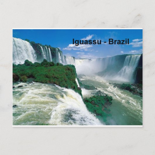 Carte Postale Brésil Chutes d'Iguassu (St.K.) (Devant)