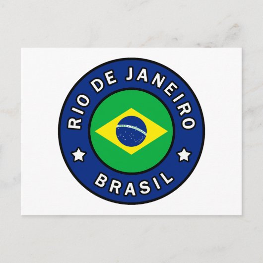 Carte Postale Brésil de Rio de Janeiro (Devant)