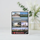 Carte Postale Brésil - I Love - Manaus - (Debout devant)