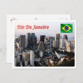 Carte Postale Brésil - Rio De Janeiro - (Devant / Derrière)