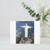 Carte Postale Brésil Rio De Janeiro christ (St.K.) (Debout devant)