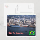 Carte Postale Brésil - Rio De Janeiro - Port - (Devant / Derrière)