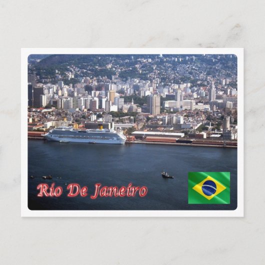 Carte Postale Brésil - Rio De Janeiro - Port - (Devant)