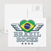 Carte Postale Brésil Rocks v2 (Devant / Derrière)