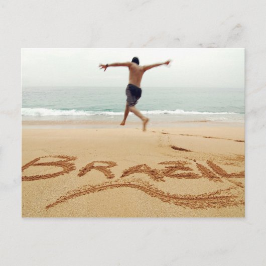 Carte Postale BRÉSIL. Un homme barechest en maillot de bain (Devant)