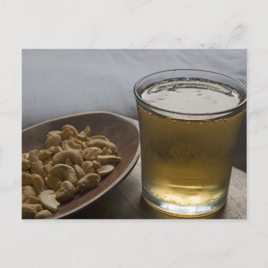 Carte Postale Brésil. Un verre de Guarana Energy rafraîchissant (Devant)