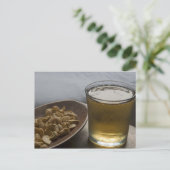 Carte Postale Brésil. Un verre de Guarana Energy rafraîchissant (Debout devant)