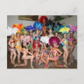 carte postale brésil vegas spectacle danseuses (Devant)