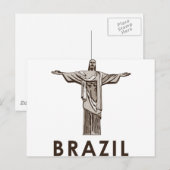 Carte Postale Brésil vintage (Devant / Derrière)