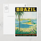 Carte Postale Brésil vintage (Devant / Derrière)