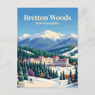 Carte Postale Bretton Woods, New Hampshire, États-Unis