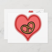 Carte Postale bretzel (Devant / Derrière)