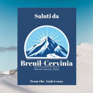 Carte Postale Breuil-Cervinia Monte Cervino italie vacances de s