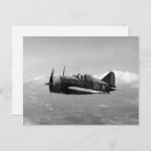 Carte Postale Brewster F2A Buffalo (Devant / Derrière)