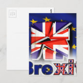 Carte Postale brexit (Devant / Derrière)