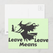 Carte Postale brexit (Devant / Derrière)