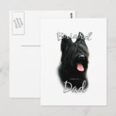 Carte Postale Briard papa 2 (Devant / Derrière)