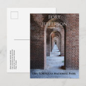 Carte Postale Brick Walkway Arches, Fort Jefferson, Tortugas Sec (Devant / Derrière)