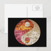 Carte postale Brick Yin Yang (Devant / Derrière)