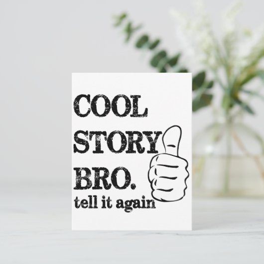 Carte Postale Bricolage histoire raconter à nouveau pouce haut (Debout devant)